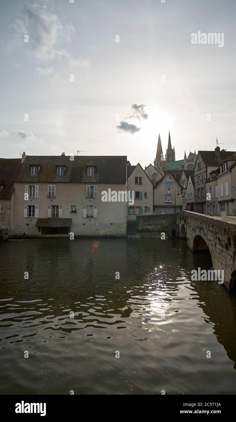 Altstadt Von Chartres Stockfoto