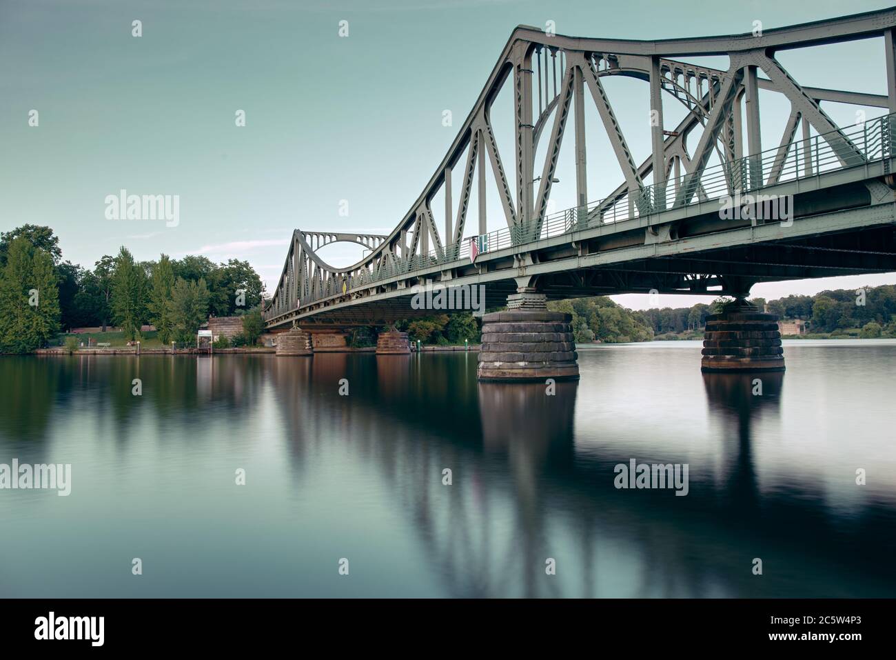 Glienicker Brücke in Potsdam / Berlin Stockfoto