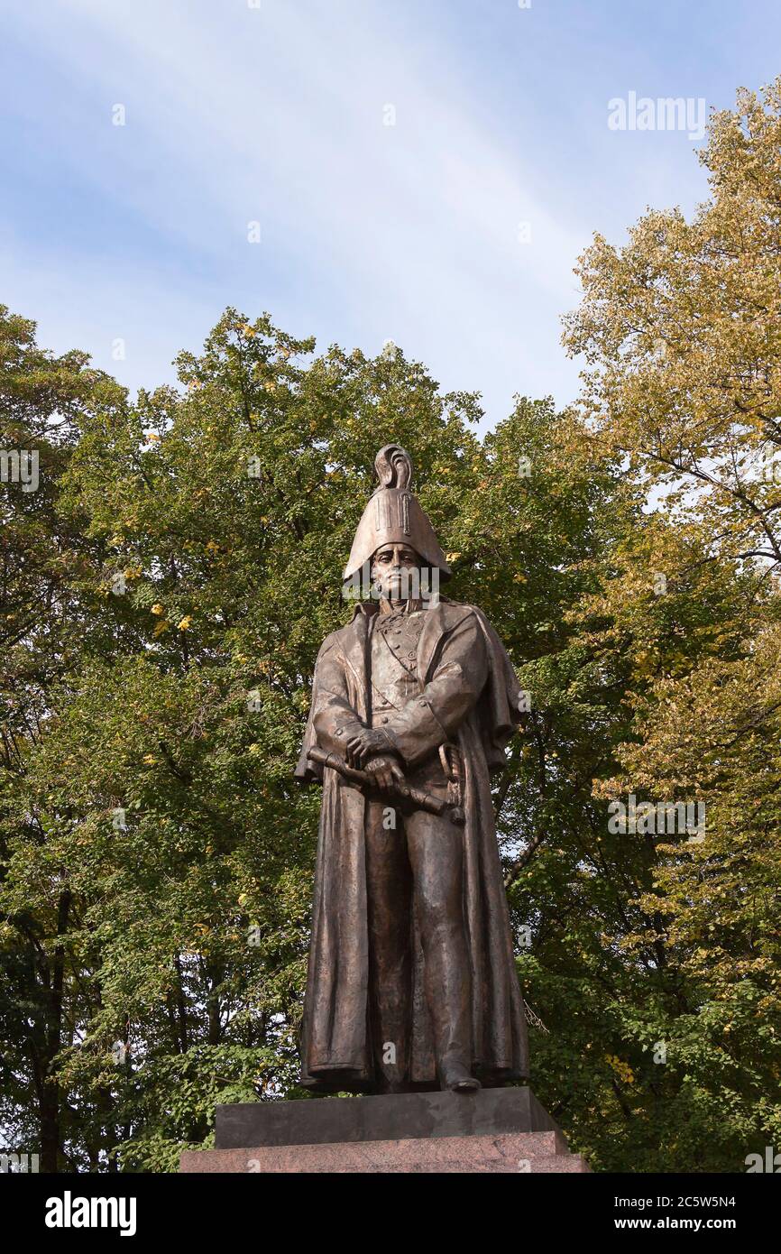 Michael Andreas Barclay de Tolly, Riga, Lettland Stockfoto