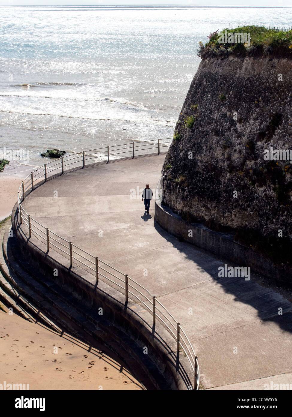 Broadstairs Viking Bay Beach am Super Sunday nach Corona-Virus Lockdown 7/2020 Stockfoto