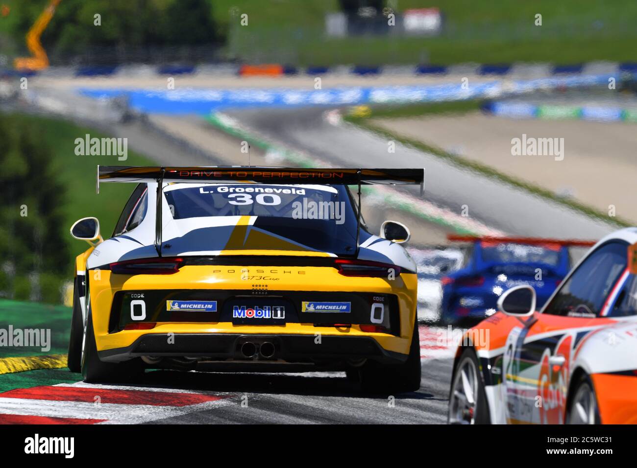 Spielberg, Österreich. Juli 2020. Motorsport: Porsche Mobil 1 Supercup, Spielberg 2020, #30 Lucas Groenveld (NL, GP Elite) zur weltweiten Nutzung Quelle: dpa/Alamy Live News Stockfoto