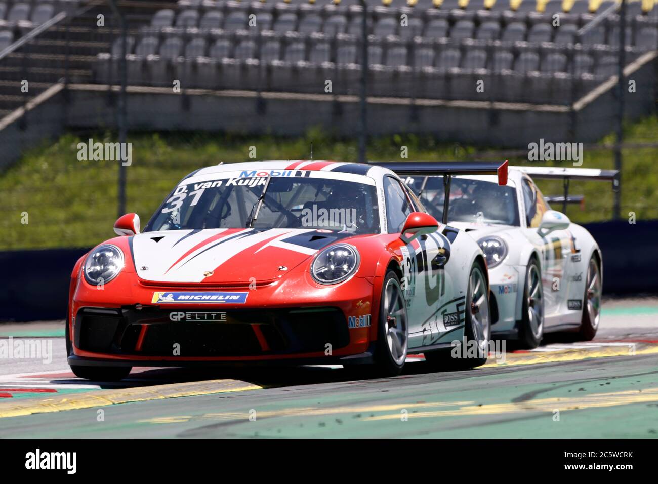 Motorsport: Porsche Mobil 1 Supercup, Spielberg 2020, #31 Daan van Kuijk (NL, GP Elite) weltweit im Einsatz Stockfoto