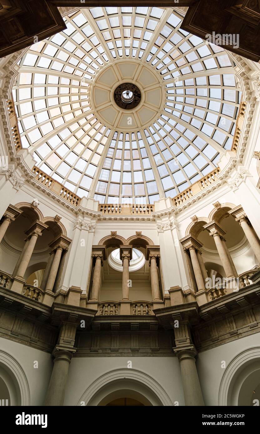 Glass Dome in Tate Britain Stockfoto
