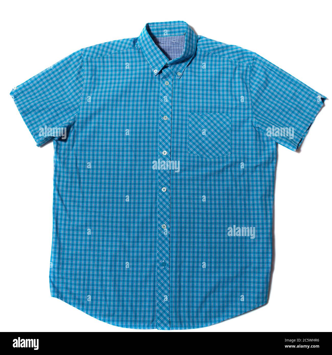 Sommerhemd mit kurzen Ärmeln Stockfoto