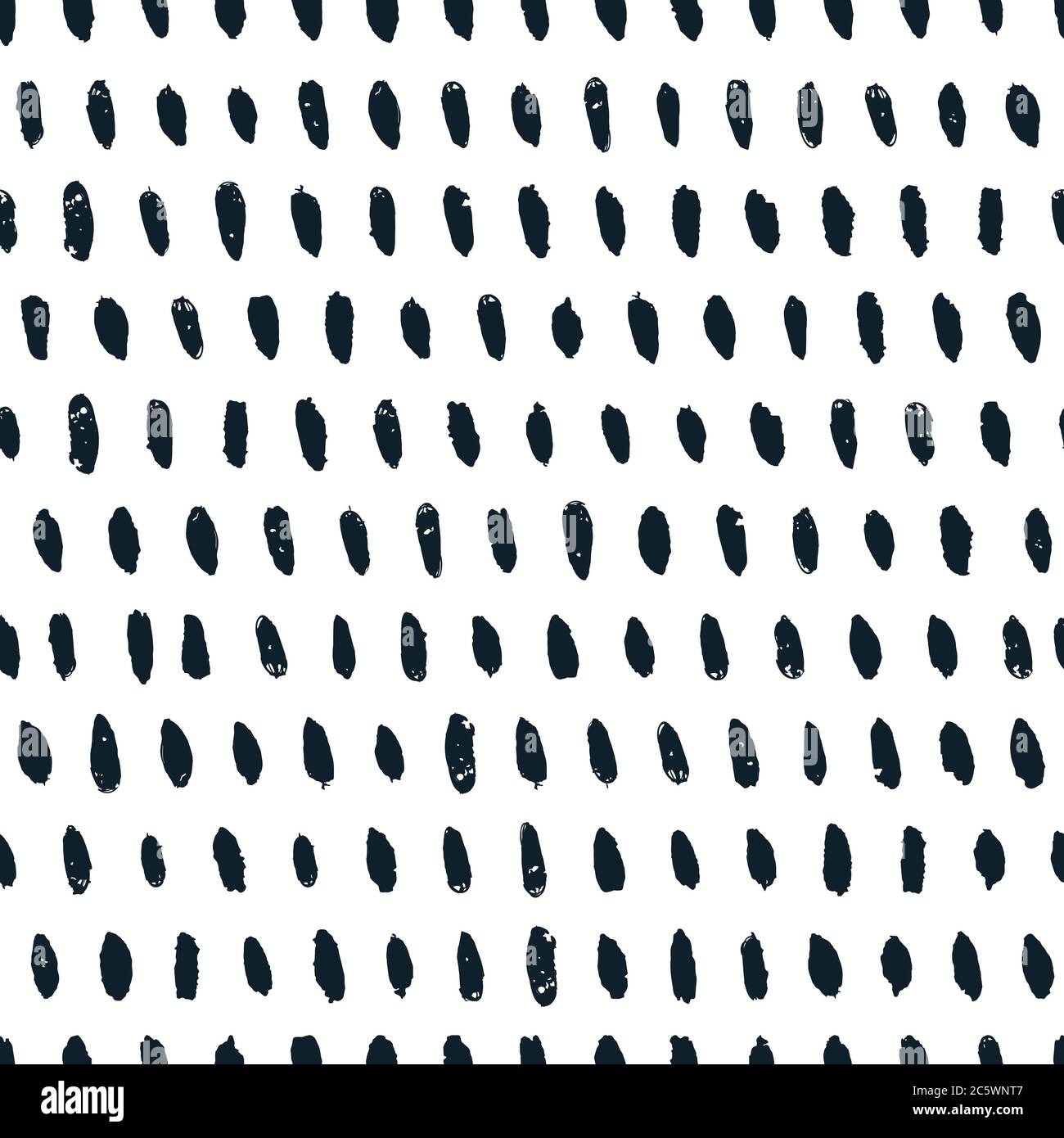 Abstrakte Aquarell Flecken Flecken Flecken, Vektor nahtlose Muster. Trendy Mode-Textildruck in schwarz-weißen Farben. Art geometrische Tinte Textur Hintergrund. H Stock Vektor