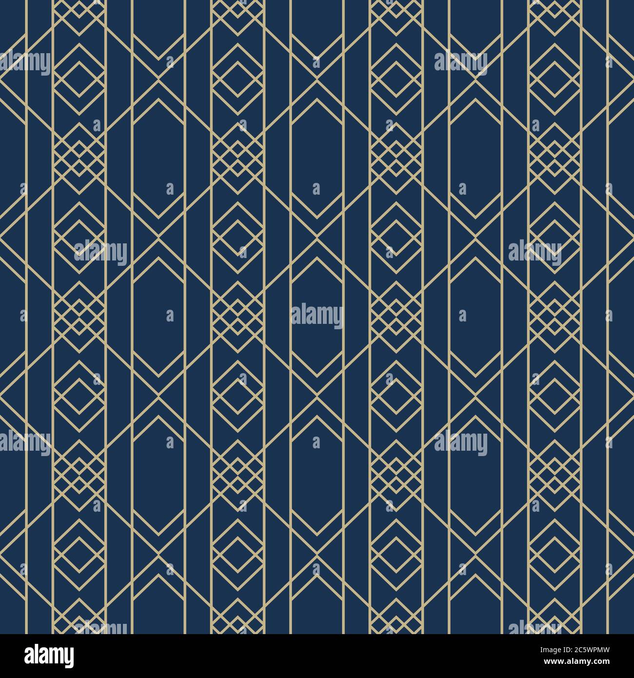 Nahtlose geometrische, stilvolle Textur. Klassische Art Deco nahtlose Muster.Vintage islamische Tapete. Gitter Grafikdesign. Vektor moderne Fliesen Muster. Stock Vektor