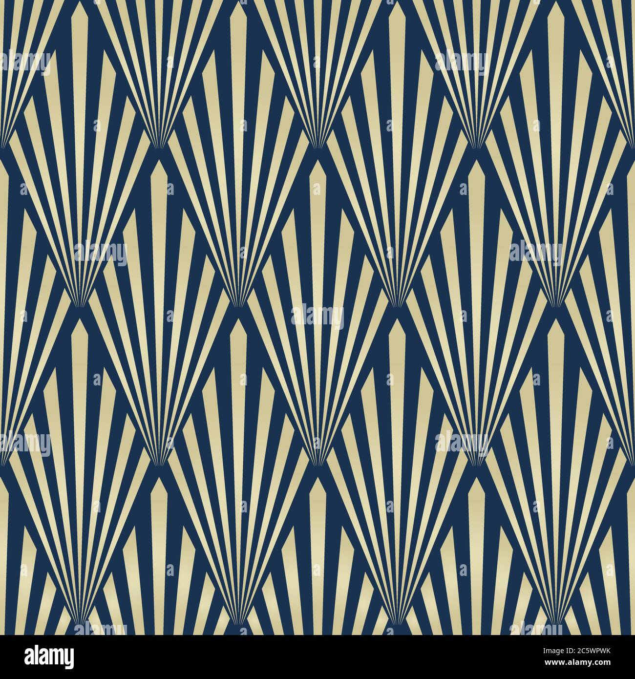 Klassisches Art déco-Nahtloses Muster. Nahtlose geometrische stilvolle Textur von der Waage. Rautenspitze. Luxuriöse Illustration im Vintage-Stil Stock Vektor