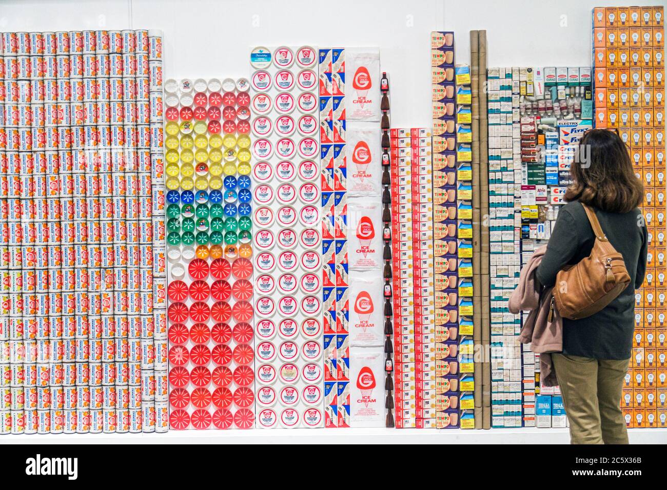 New York City, NY NYC Midtown, Manhattan, 53rd Street, das Museum of Modern Art, MoMA, Galerie, Galerien, Händler, Händler, Galeristen, Ausstellung sammeln Stockfoto