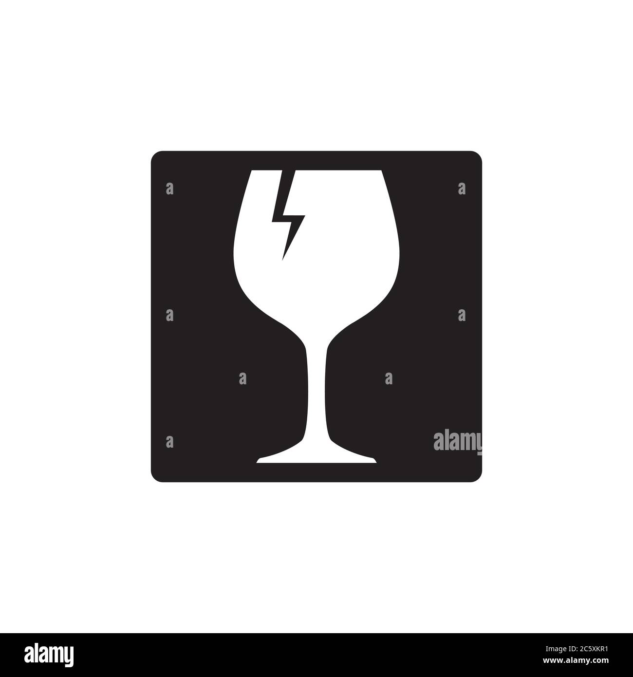 Caution fragile symbol Stockfotos und -bilder Kaufen - Alamy