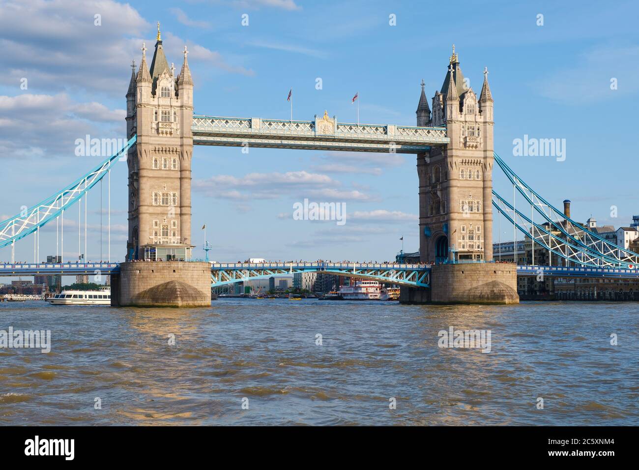 Die ikonische Tower Bridge in London Stockfoto