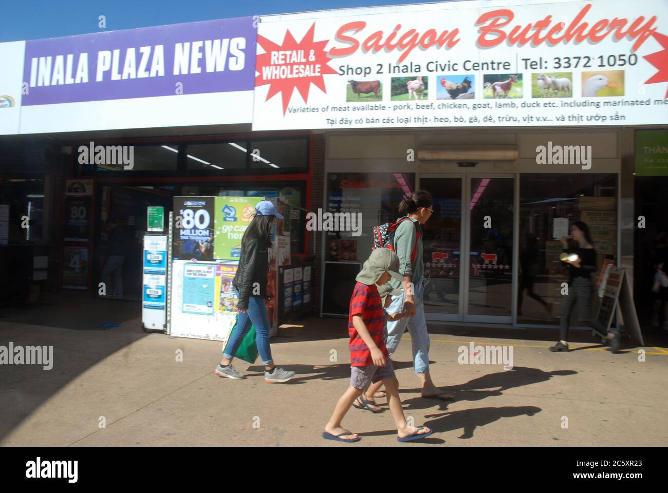 Saigon Butcher, Inala Plaza, Inala, Brisbane, Queensland, Australien. Stockfoto