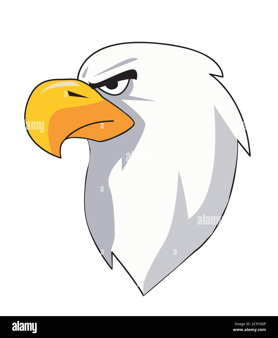 Vektorgrafik Eagle Head Stock Vektor