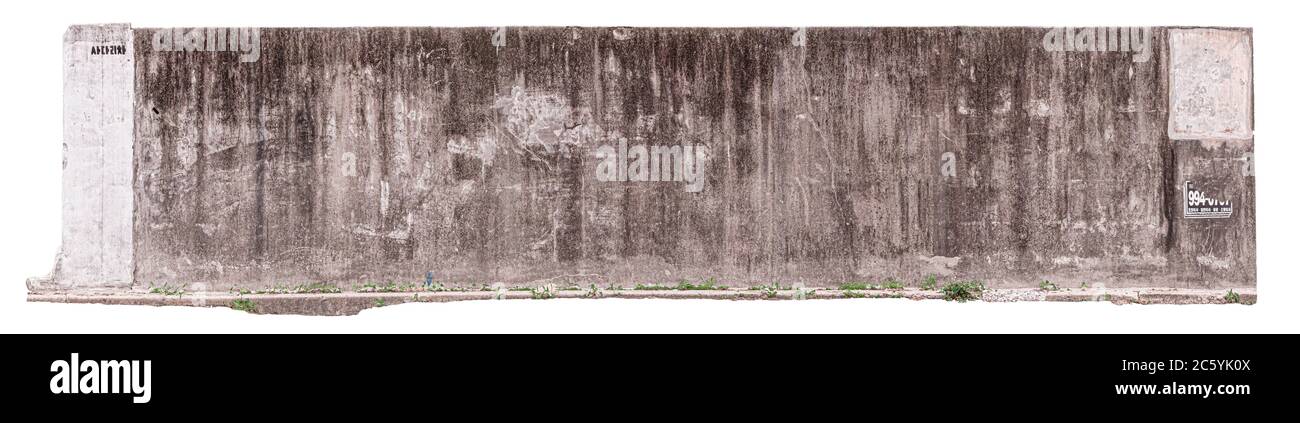 Alte Zaun lang Stockfoto