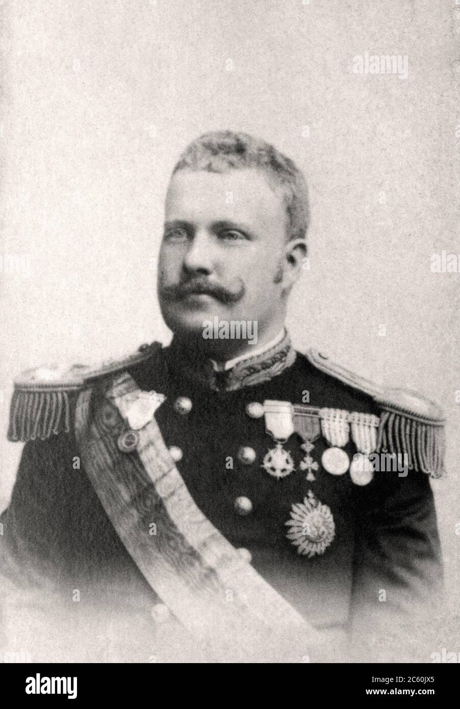 Dom Carlos I. (1863 – 1908), bekannt als Diplomat und Märtyrer, war von 1889 bis zu seiner Ermordung im Jahr 1908 König von Portugal. Er war der erste Stockfoto