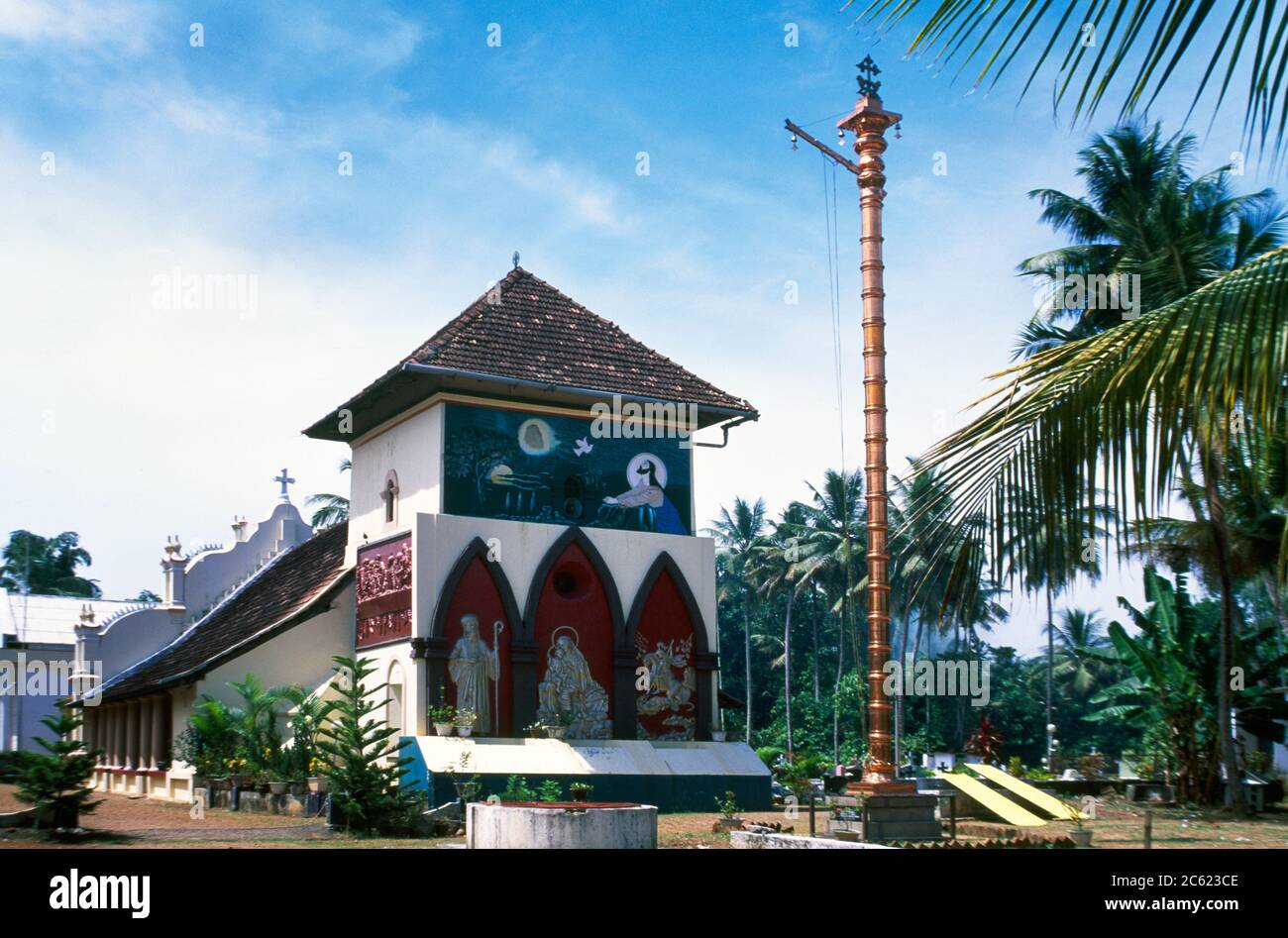 Kerala Indien Kattappuram St. George Orthodoxe Kirche Stockfoto