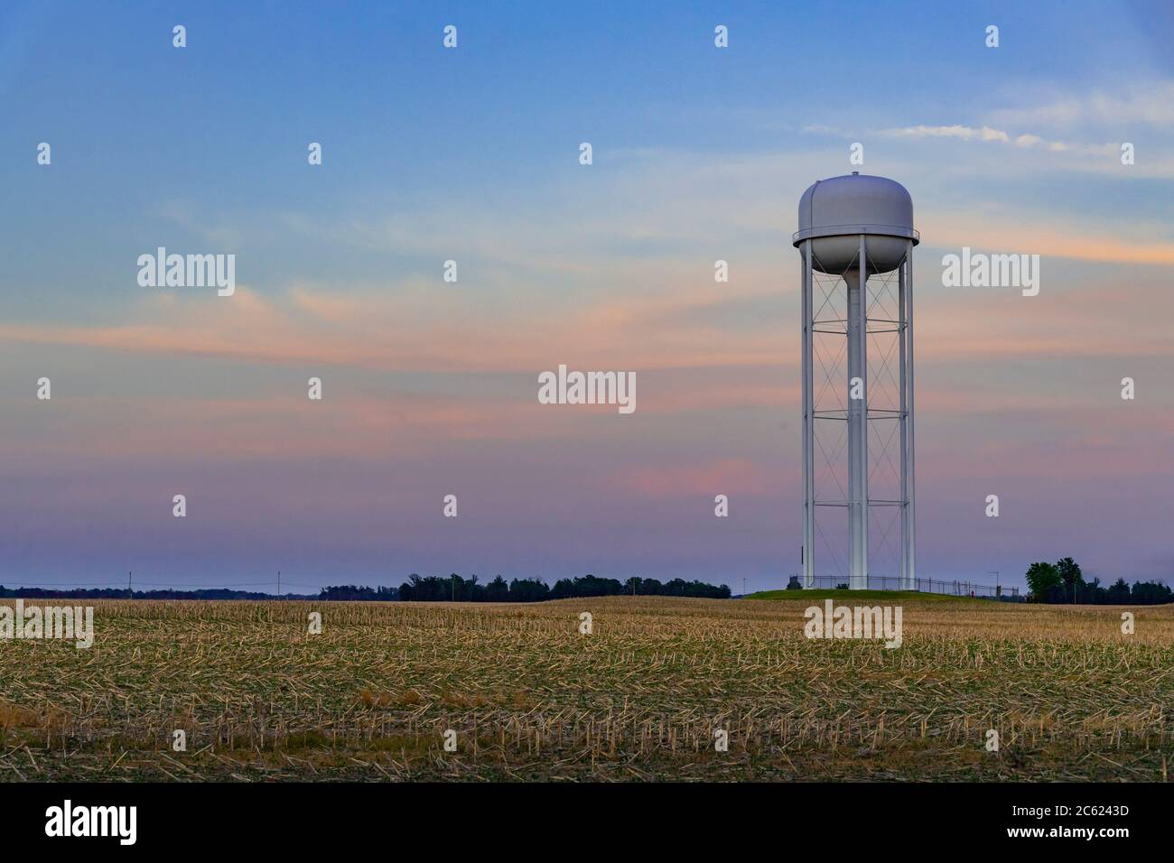 Water Tower, Columbus, Indiana, USA Stockfoto