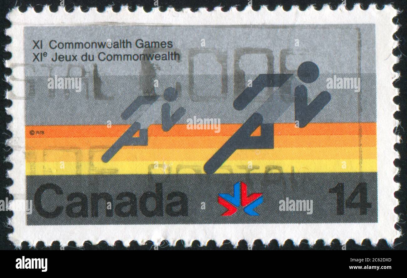 KANADA - UM 1978: Stempel gedruckt von Kanada, zeigt Gans, um 1978 Stockfoto