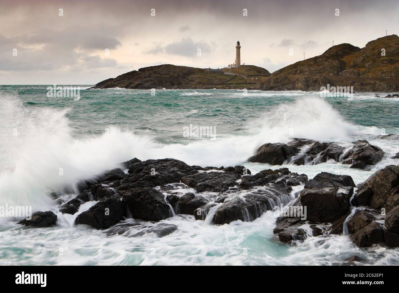 Ardnamurchan Lighthouse, Point of Ardnamurchan, Highland, Schottland, Großbritannien Stockfoto