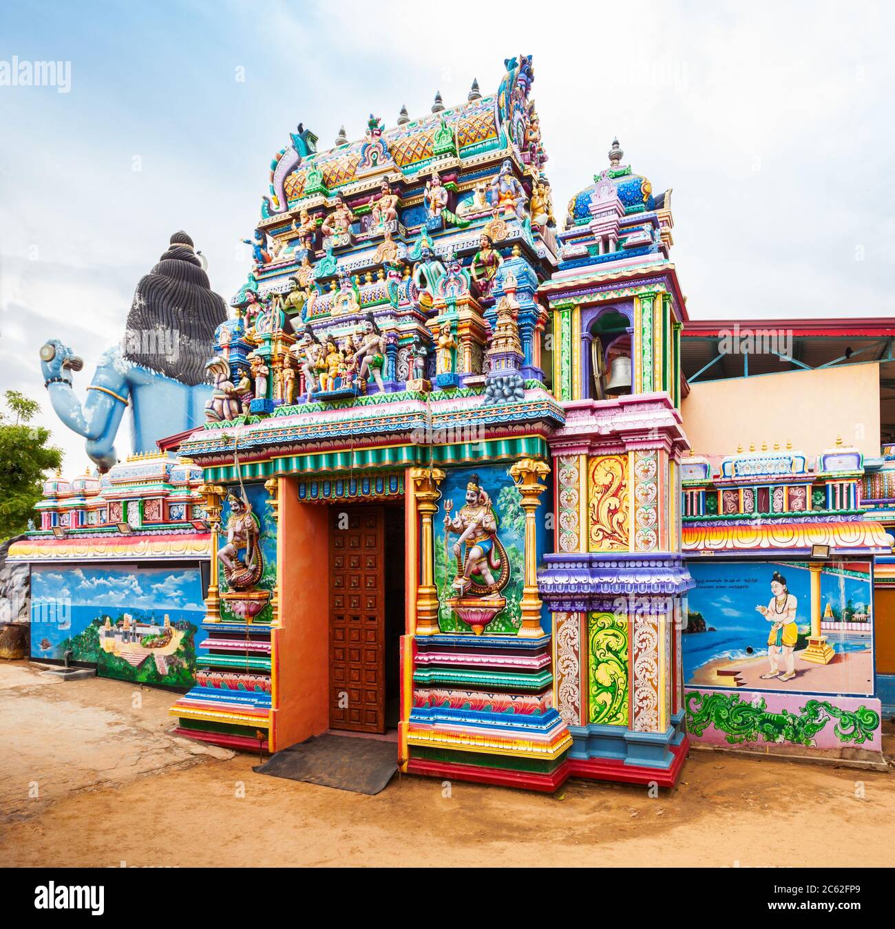 Koneswaram Tempel auch als Dakshinakailasha bekannt ist ein klassischer mittelalterlicher Hindu-Tempel, der Lord Shiva in Trincomalee, Sri Lanka gewidmet ist Stockfoto