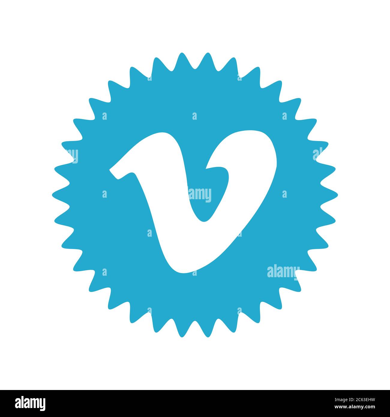 Vimeo-Logo. Vimeo-Video-Player ohne Werbung. Vimeo-Anwendung . Charkiw, Ukraine - Juni 2020 Stockfoto
