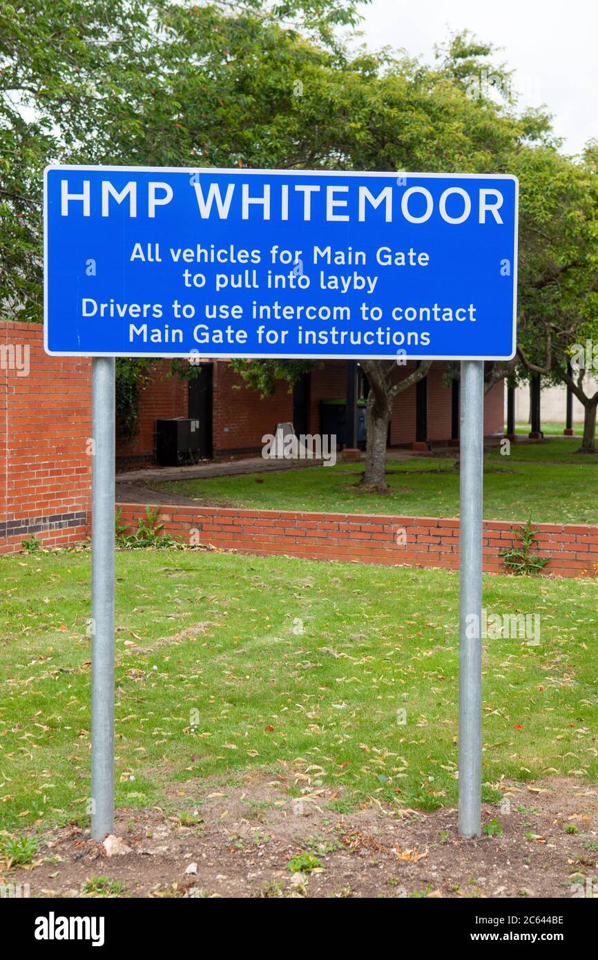 HMP Whitemoor Stockfoto