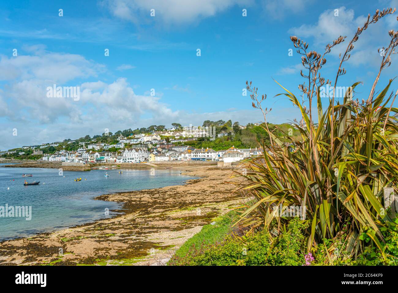 Malerische Küste von St.Mawesl, Cornwall, England, Großbritannien Stockfoto