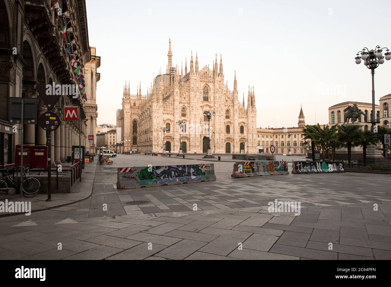 Italien, Lombardei, Mailand, Domplatz Stockfoto