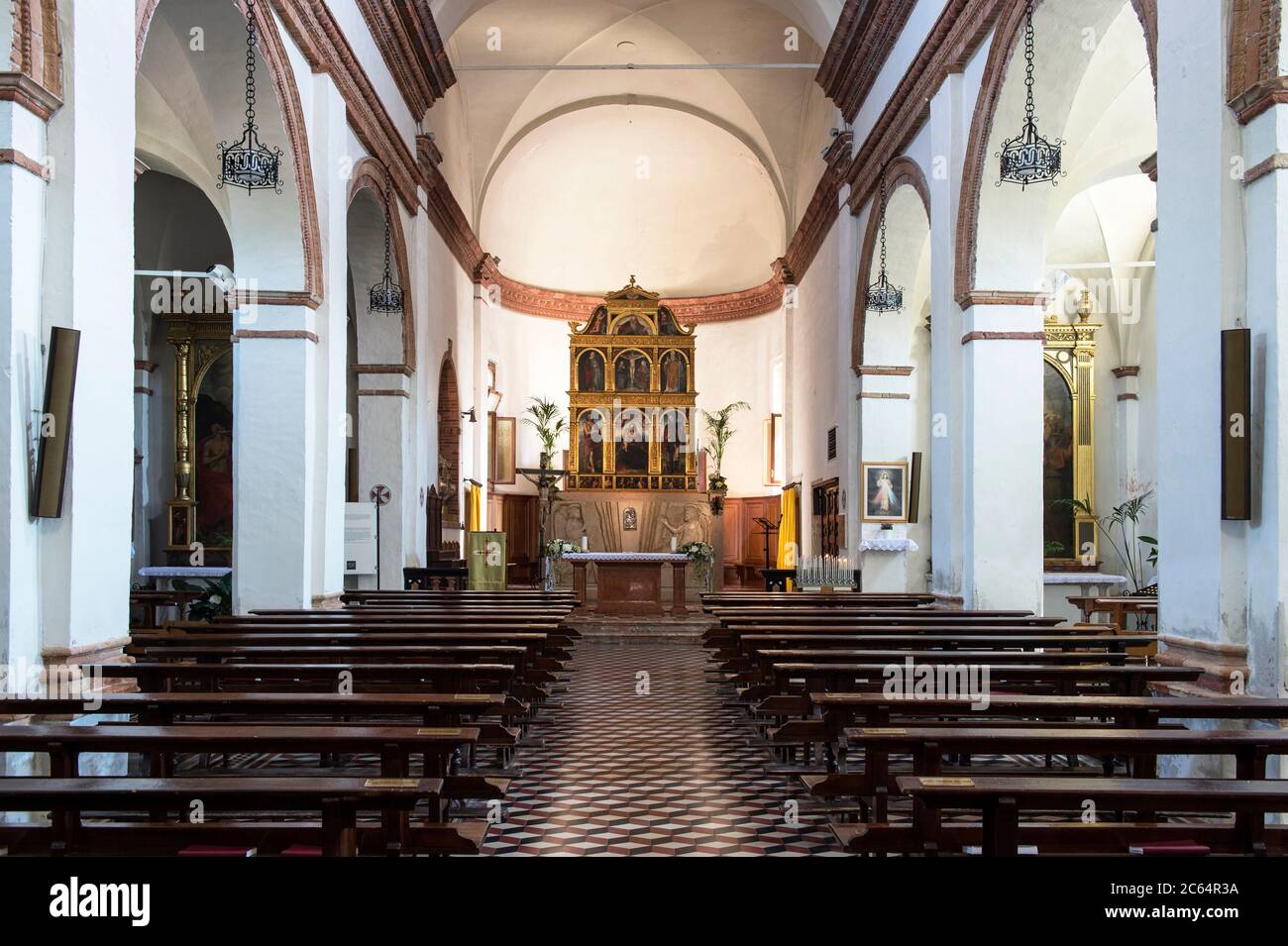 Italien, Lombardei, Castiglione d'Adda, Chiesa Incoronata Stockfoto