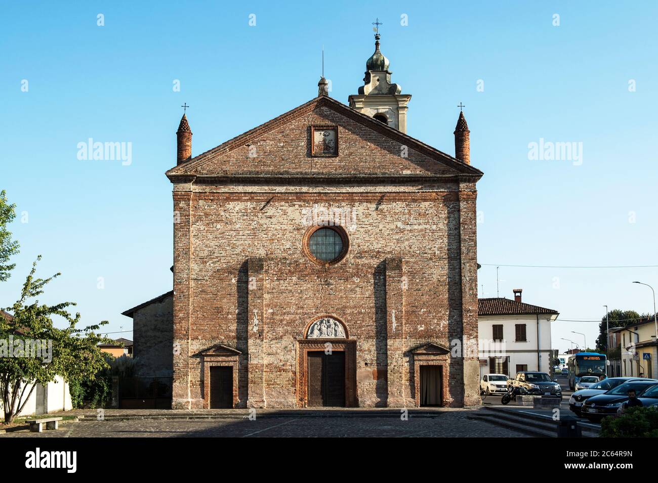 Italien, Lombardei, Castiglione d'Adda, Chiesa Incoronata Stockfoto