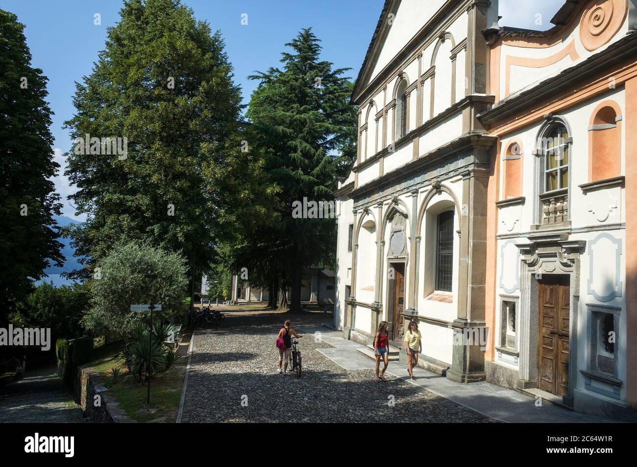 Italien, Lombardei, Ortasee, Orta San Giulio, Sacro Monte Stockfoto