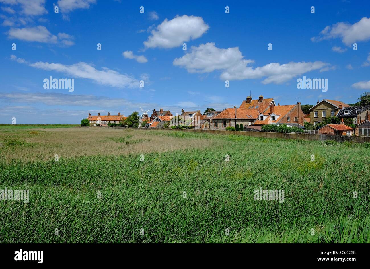 cley-am-Meer-Dorf Häuser, Nord-norfolk, england Stockfoto