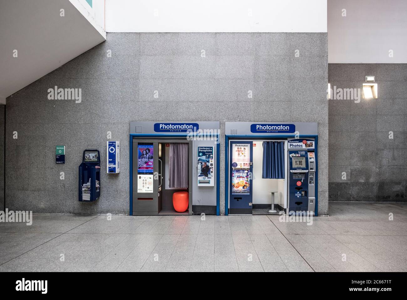 Metrostation in Paris, Frankreich Stockfoto