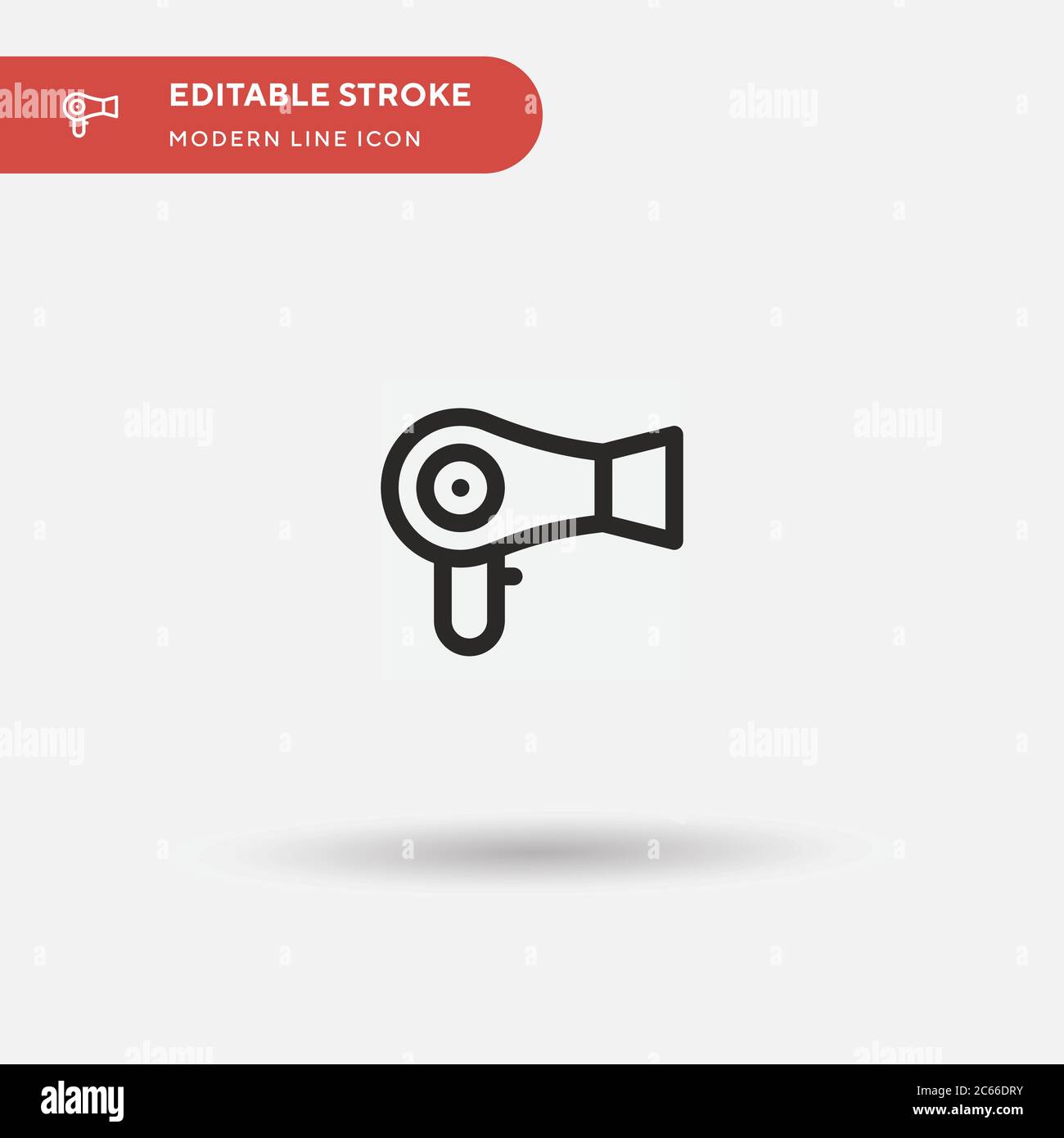 Einfaches Vektorsymbol für die Pflege. Illustration Symbol Design Vorlage für Web mobile UI Element. Perfekte Farbe modernes Piktogramm auf bearbeitbaren Strich. Symbole für die Pflege Ihres Geschäftsprojekts Stock Vektor