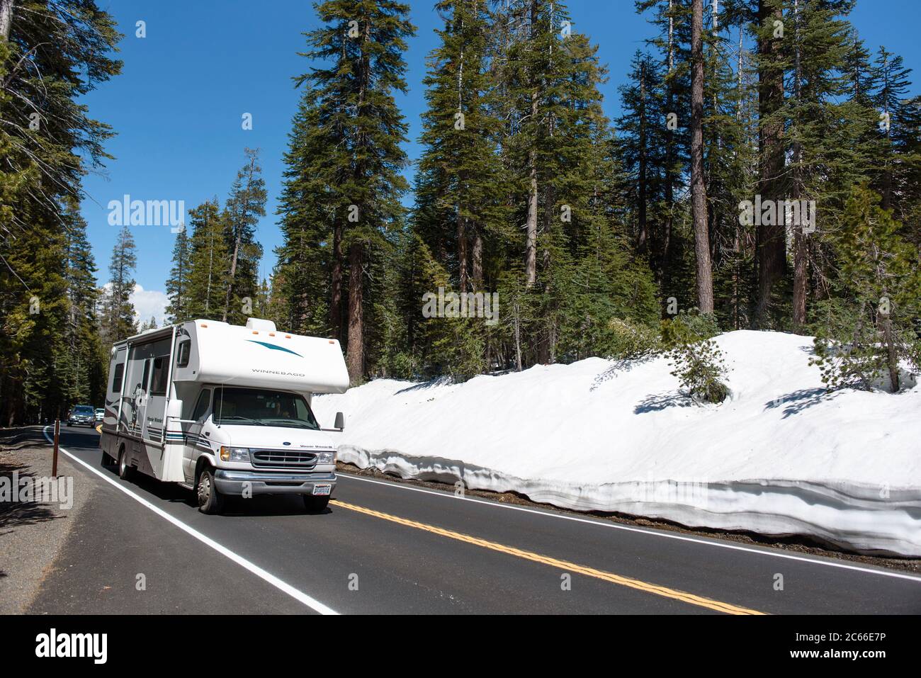 Unterwegs im Yosemite National Park in Kalifornien, USA Stockfoto