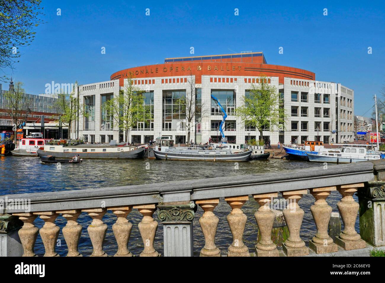 Opernhaus an der Amstel, Amsterdam, Nordholland, Niederlande Stockfoto