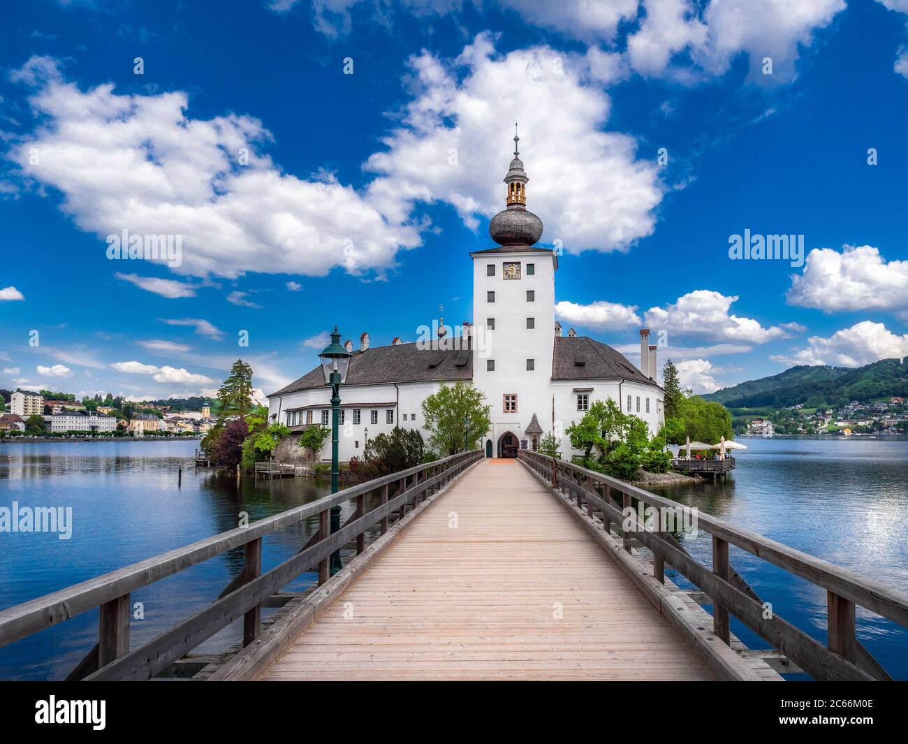 Schloss Orth in Traunsee, Gmunden, Salzkammergut, Oberösterreich, Österreich Stockfoto