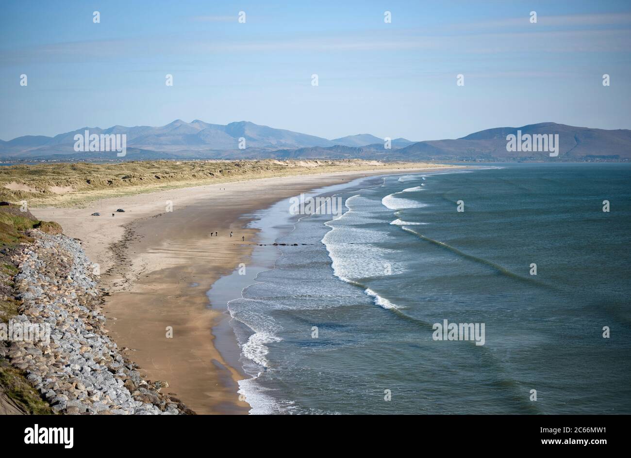 Strand am Ring of Kerry, Irland Stockfoto