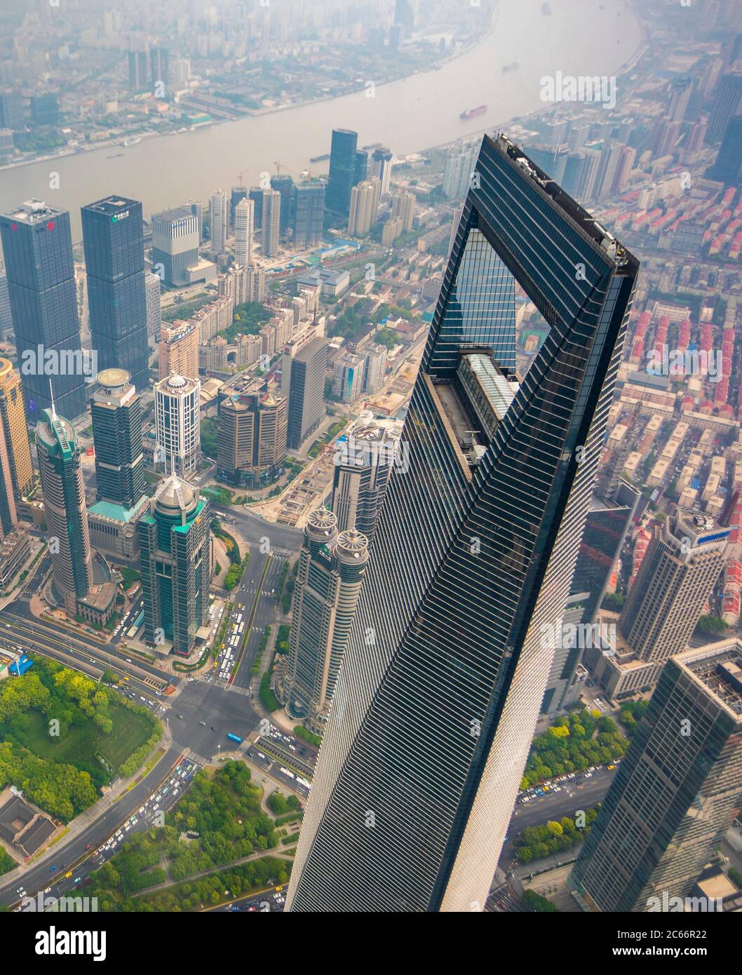 China, Shanghai City, Pudong District, Lujiazui Area, World Financial Center Stockfoto