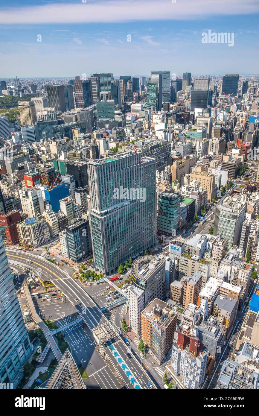 Japan, Tokio City, Ginza Viertel und Tokyo Station Bereich Stockfoto