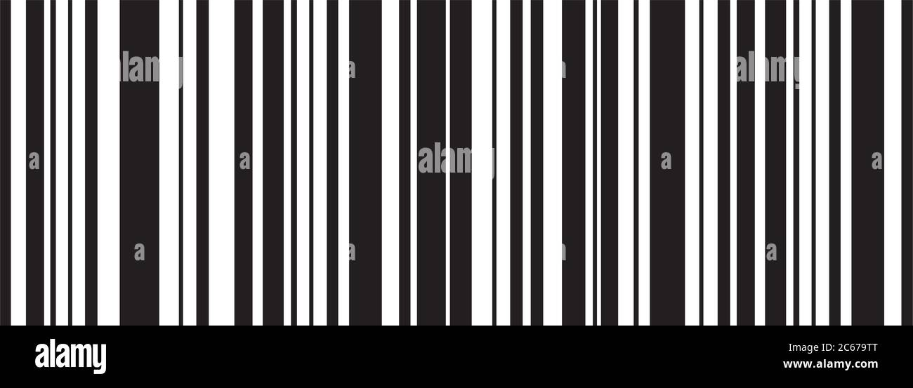 Barcode-Vektor-Symbol. Barcode für Webdesign. Isolierte Abbildung . Stock Vektor