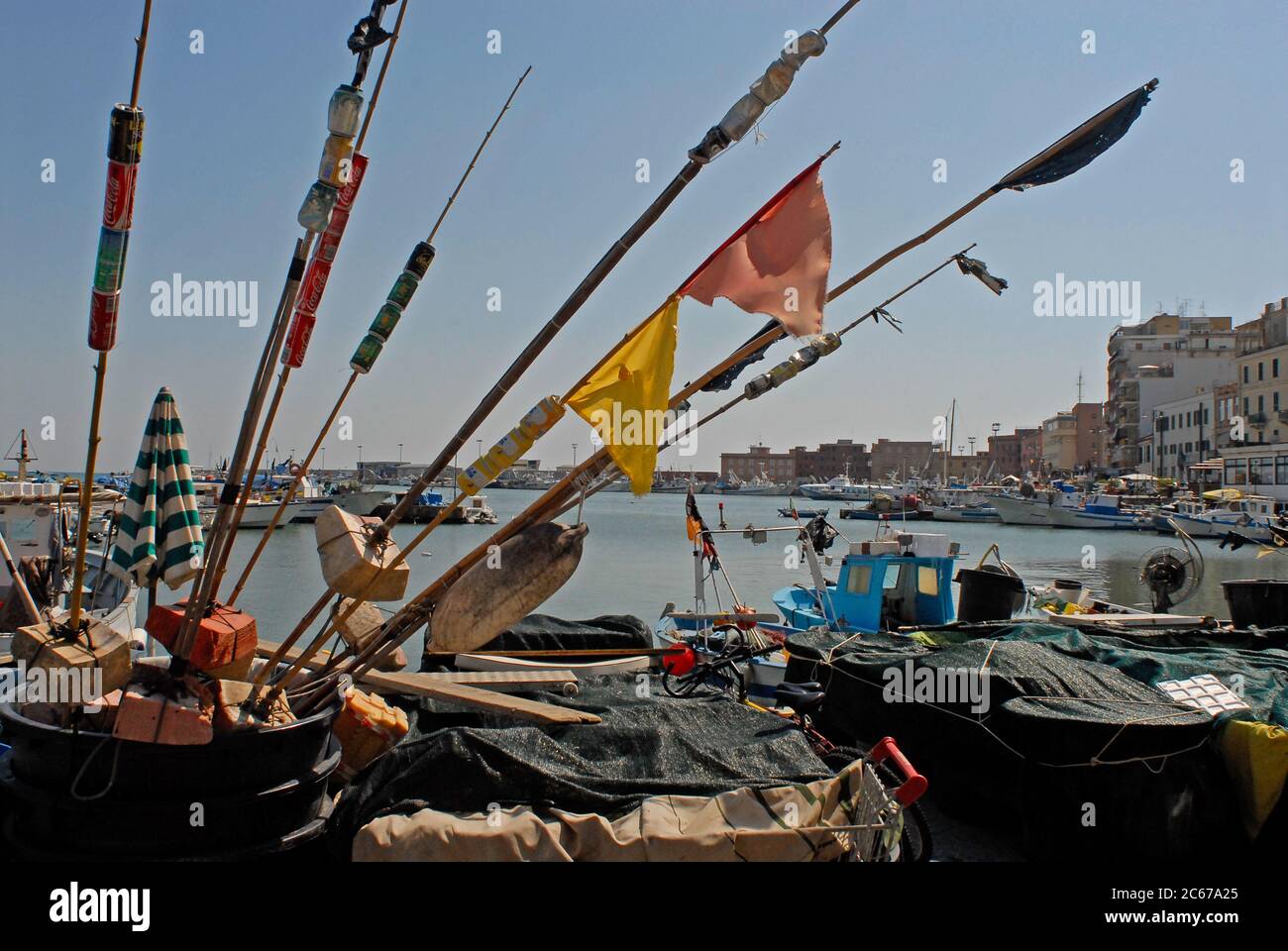 Anzio , Rom Italien: Hafen, Fischerhafen. © Andrea Sabbadini Stockfoto