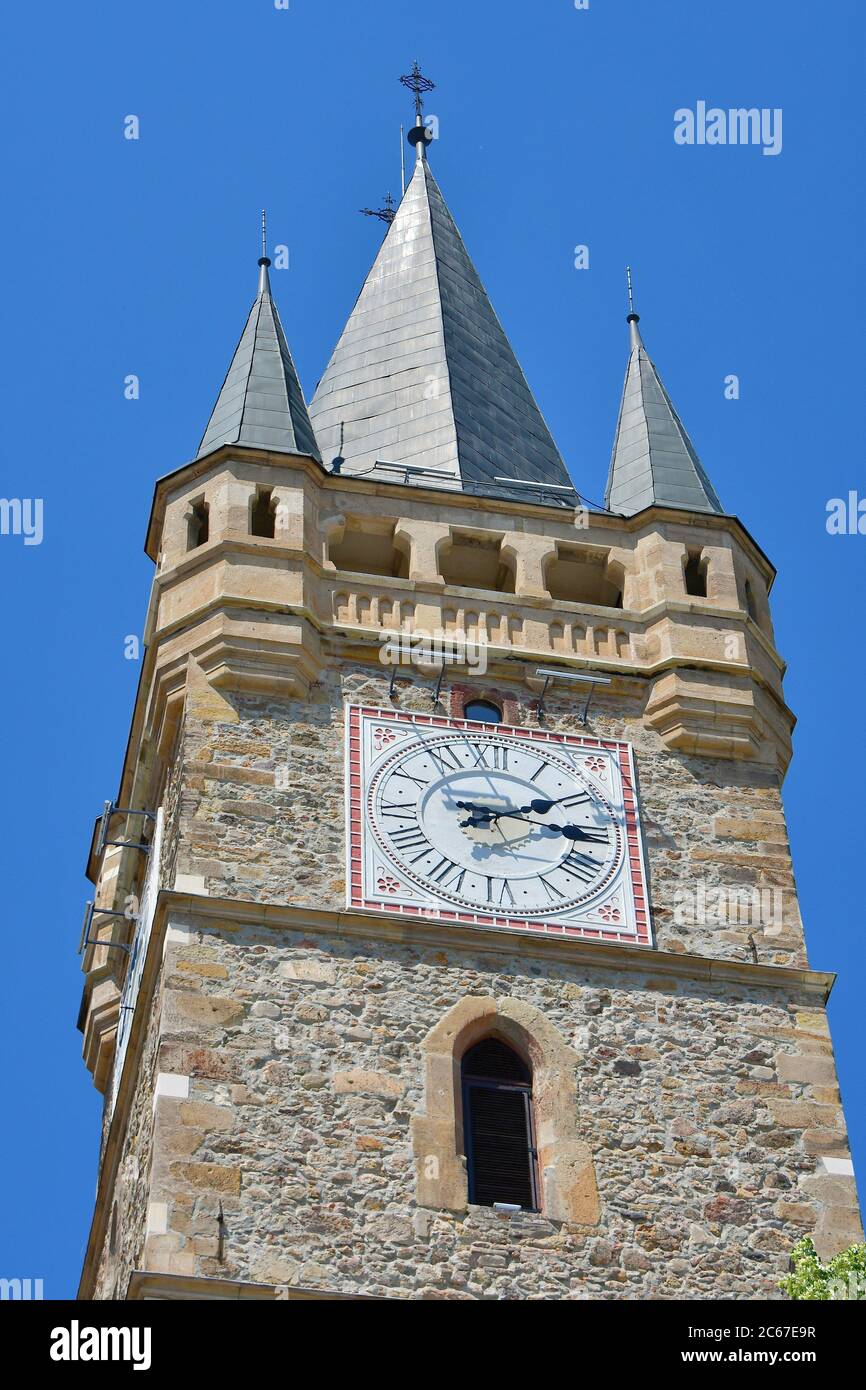 St. Stephen Tower (Turnul St. Stefan), Baia Mare, Nagybánya, Maramures Region, Rumänien, Szent István-torony Stockfoto