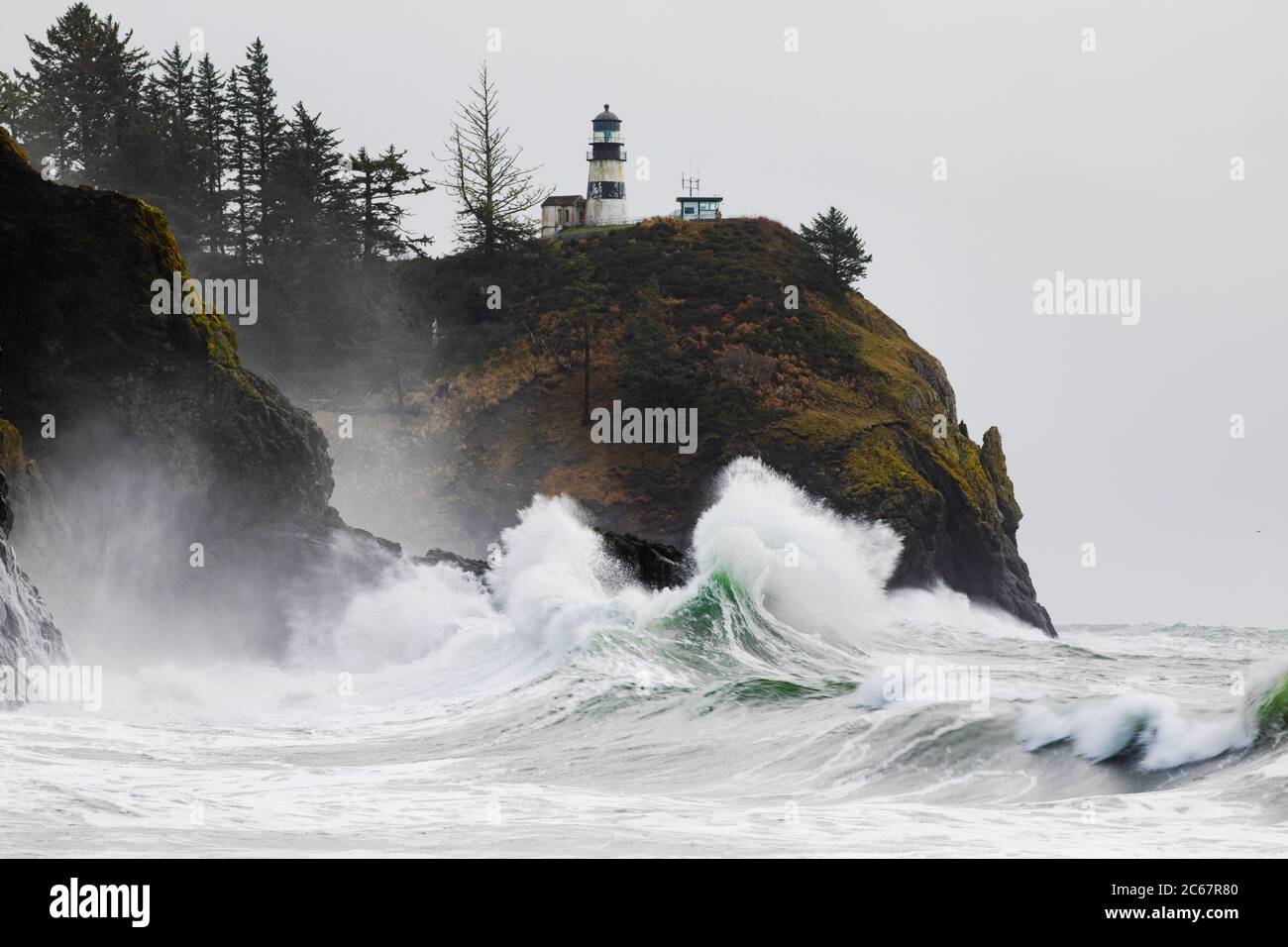 Malerische Aussicht auf die Küste, das Kap der Enttäuschung, Oregon, USA Stockfoto