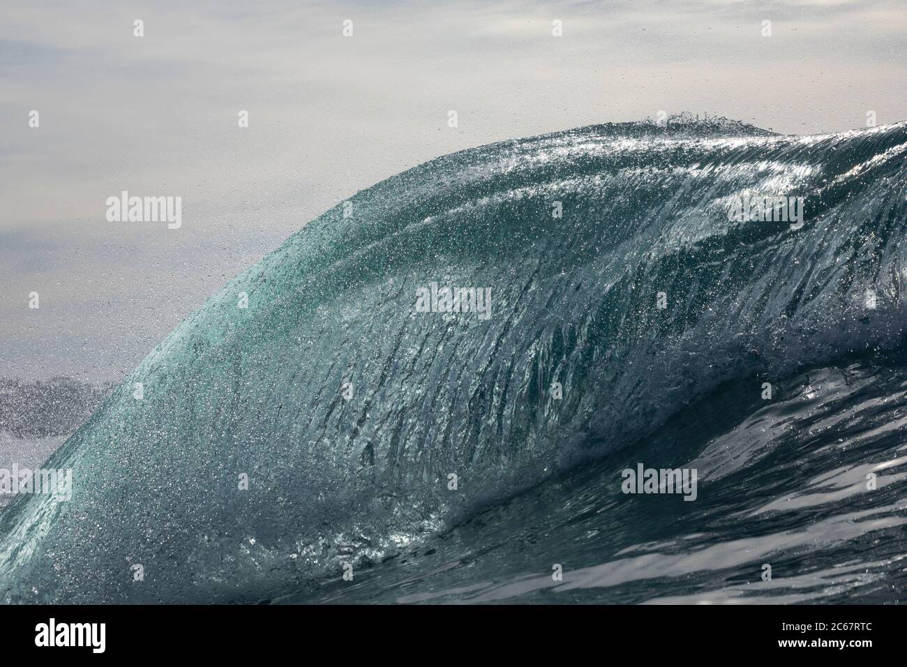 Spektakuläre Momentaufnahme der Meereswelle, Kalifornien, USA Stockfoto