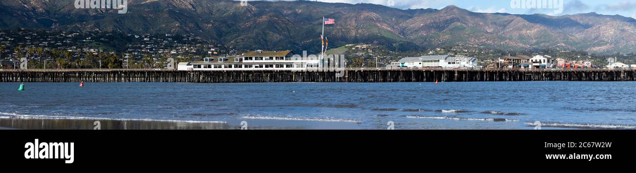 Santa Barbara Pier, Kalifornien, USA Stockfoto
