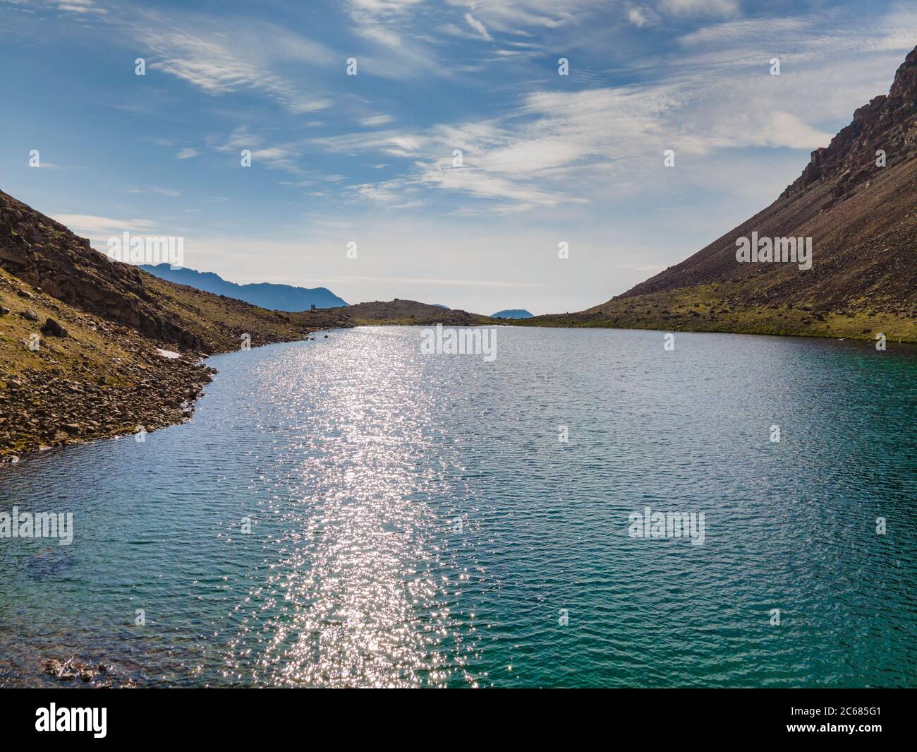 Hidden Lake in Chugach State Park Alaska Stockfoto