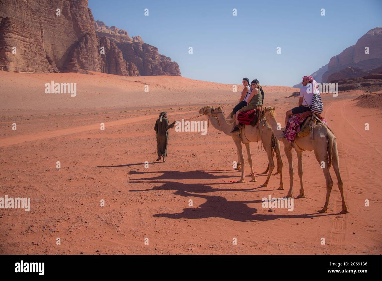 Asien, Naher Osten, Jordanien, Wadi Rum Stockfoto