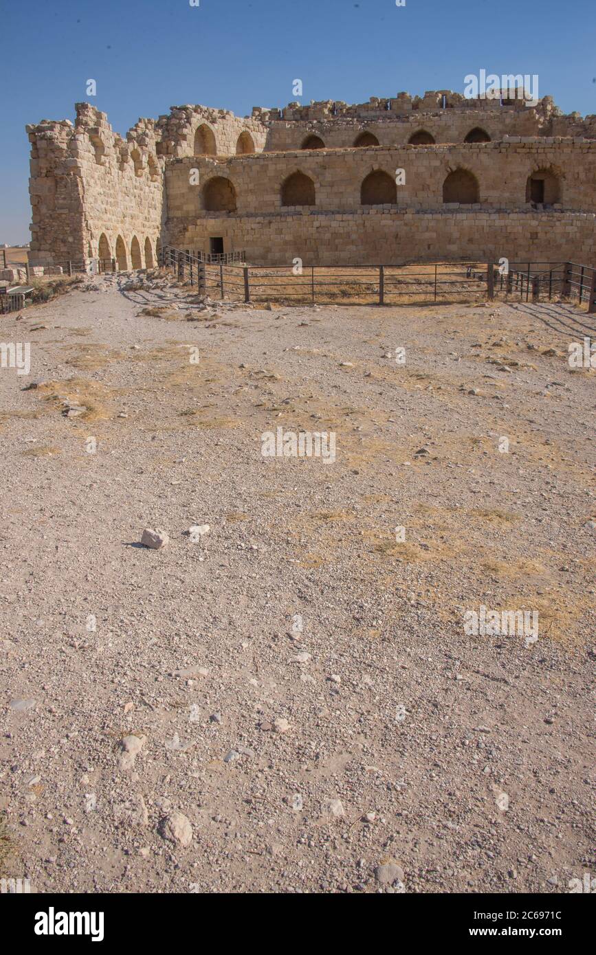 Asien, Naher Osten, Jordanien, Schloss Kerak Stockfoto