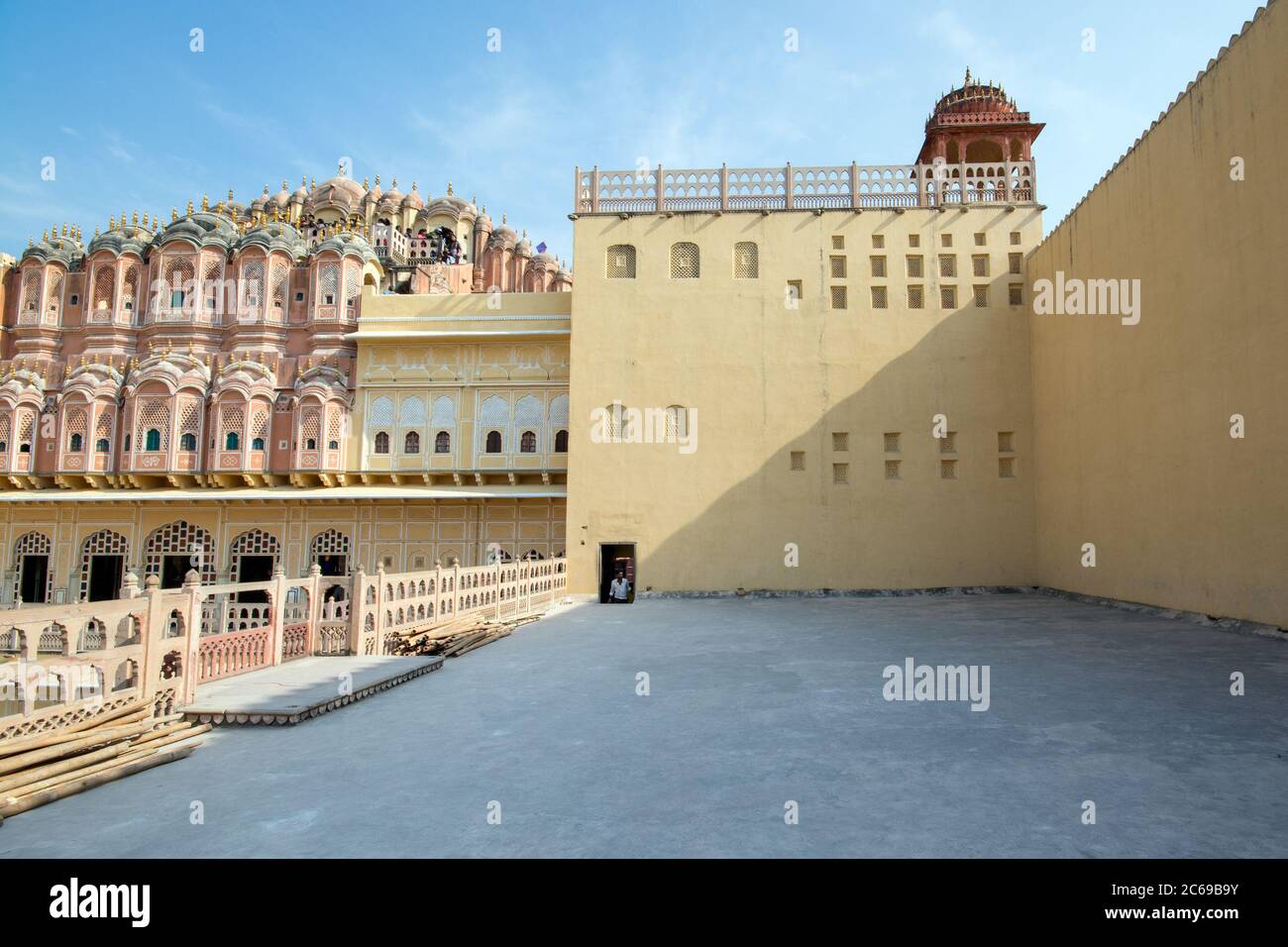 Innenansicht von hawa mahal jaipur rajasthan indien Stockfoto