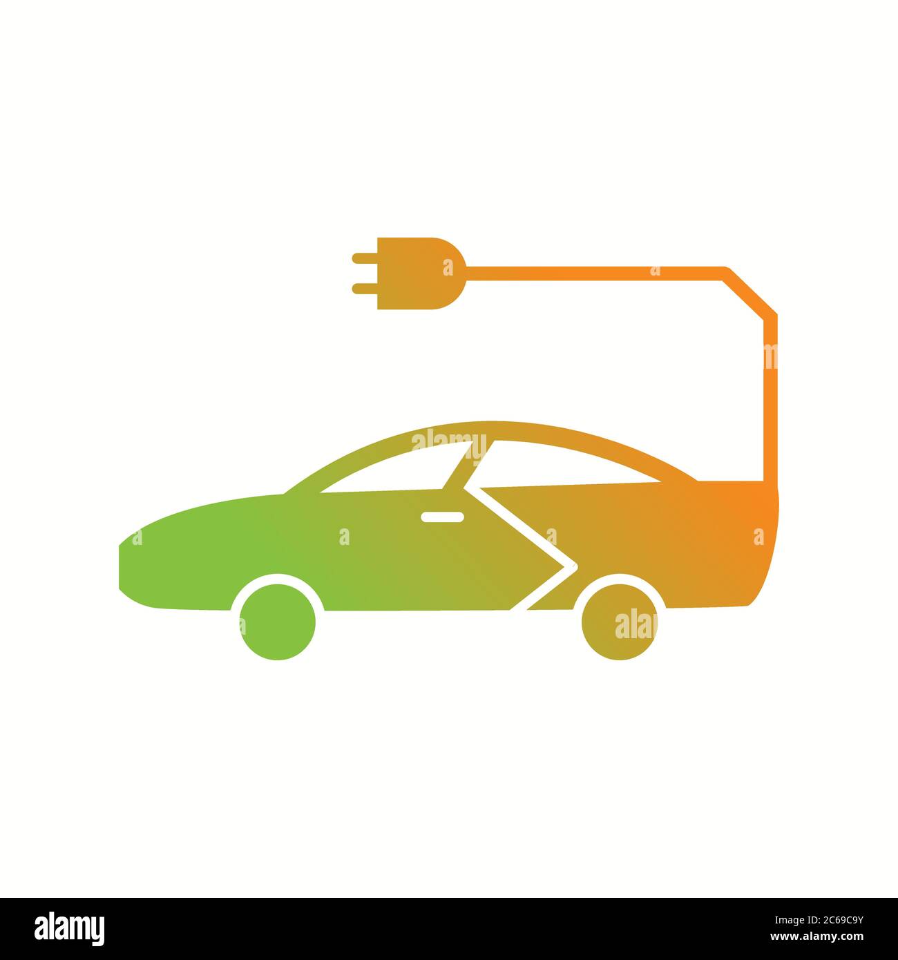 Einzigartiges Auto Vektor Glyph Symbol Stock Vektor